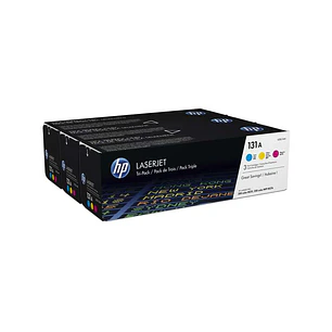 HP CF211A/CF212A/CF213A Pack de 3 Cartuchos de Toner Originales - 131A