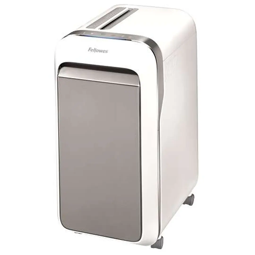 Fellowes LX221 Destructora de Papel Manual Microcorte P-5 - Destruye hasta 20 Hojas - Funcionamiento Continuo de 25m - Capacidad de la Papelera 30L -  1