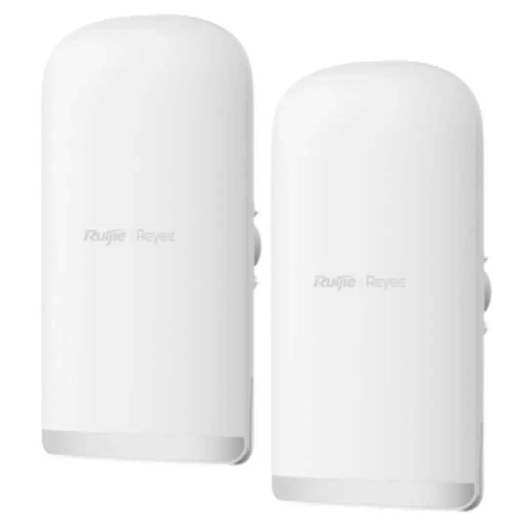 Ruijie RG-EST350G Pack de 2 Puentes Inalambricos - Velocidad hasta 867Mbps - Alcance hasta 5km - Antena Direccional de 16dBi - Ethernet - Color Blanco 1