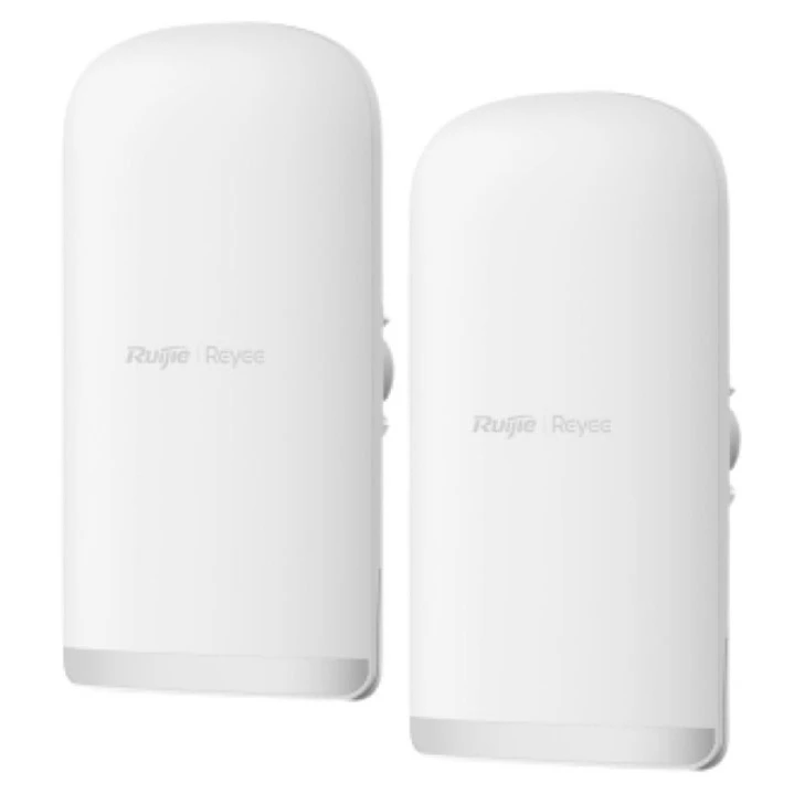 Ruijie RG-EST350G Pack de 2 Puentes Inalambricos - Velocidad hasta 867Mbps - Alcance hasta 5km - Antena Direccional de 16dBi - Ethernet - Color Blanco 1