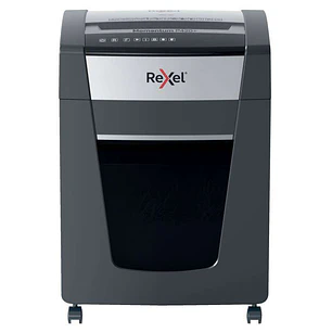 Rexel Momentum P420+ Destructora de Papel Manual Corte en Particulas P-4 - Destruye 20 Hojas a la Vez - Sin Atascos - Color Gris/Plata