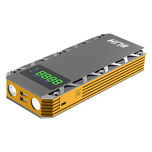 Blim BL0433 Arrancador de Baterias 3 en 1 - 20000mAh - Arranque 12V - Powerbank - Linterna - Proteccion Contra Cortocircuitos, Sobrecargas y Descargas
