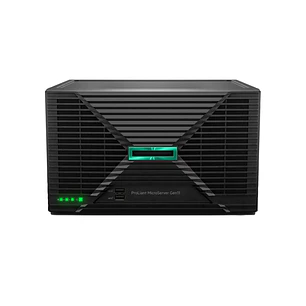 HPE ProLiant MicroServer Gen11 Servidor Intel Pentium G7400 - 16GB - 1TB SSD - DisplayPort y VGA - USB-A 3.2 Gen1 y Gen2