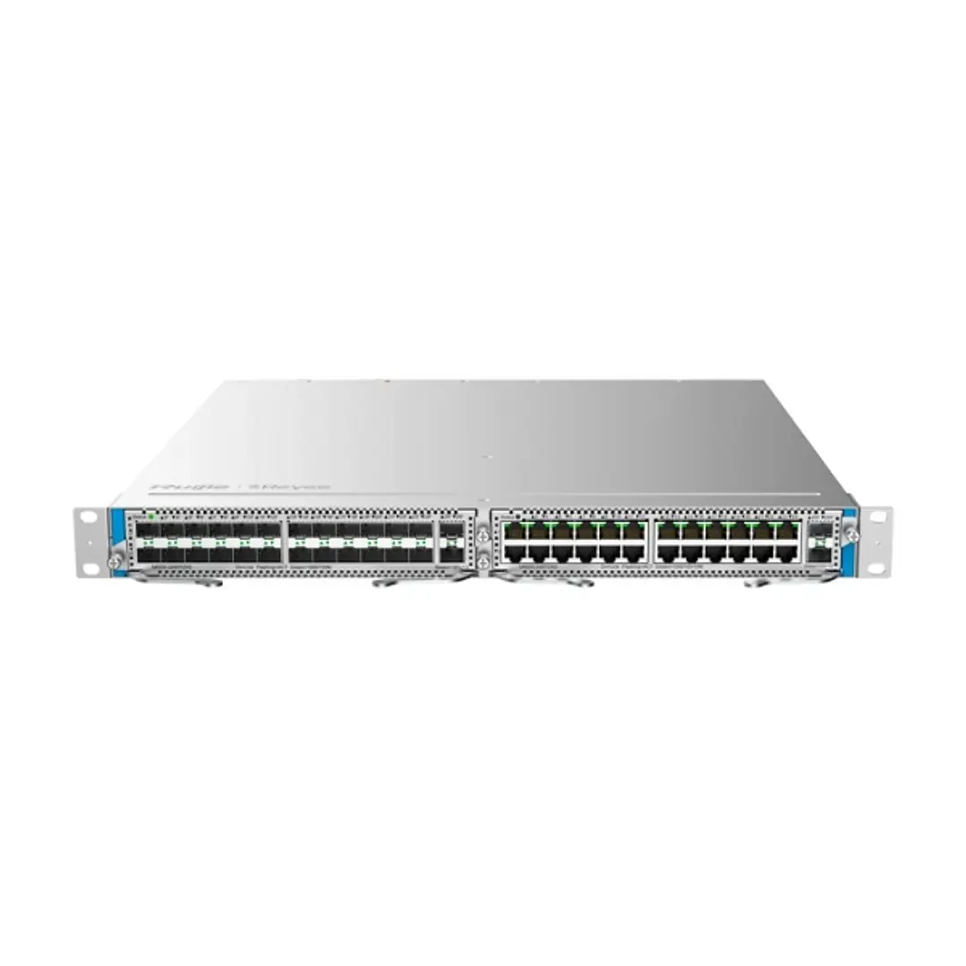 Ruijie RG-NBS6002 Chasis Switch para Dos Modulos - Montaje en Rack 1U - 2 Ranuras de Alimentacion - Color Acero 1
