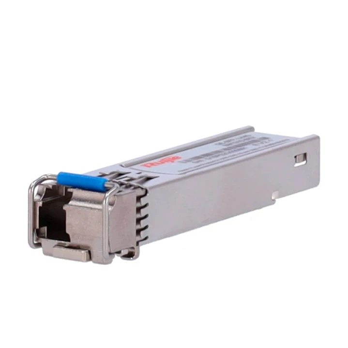 Ruijie GE-SFP-LH40-SM1310-BIDI Modulo Transceptor SFP - 1000Base-LH - Fibra Optica hasta 40km - Velocidad hasta 1.25Gbps - Bidireccional - Transmision 1