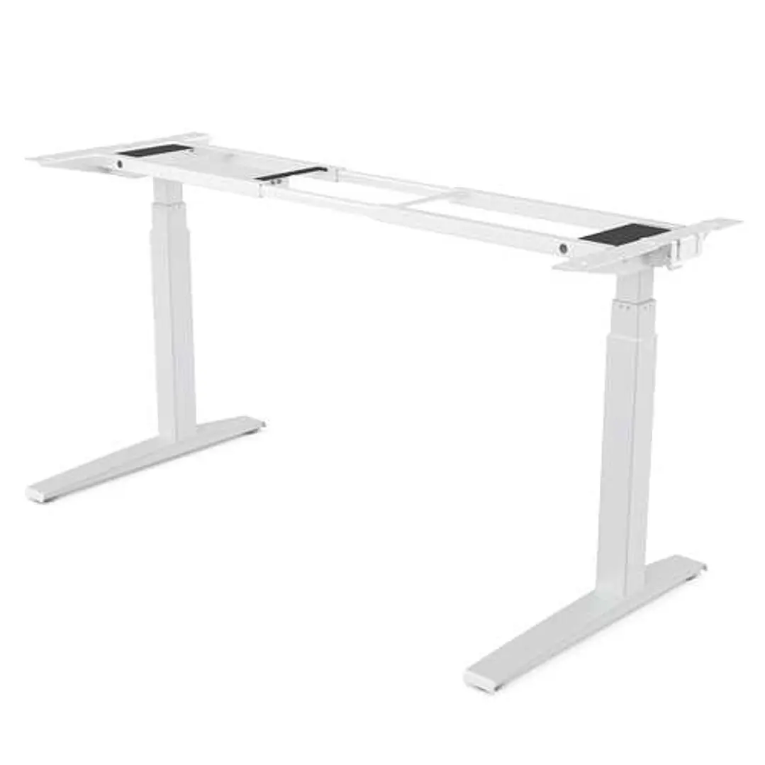 Fellowes Estructura Metálica para Mesa Regulable en Altura Levado - 4 Configuraciones de Memoria - Motor Dual - Silenciosa y Rapida - Color Blanco 1
