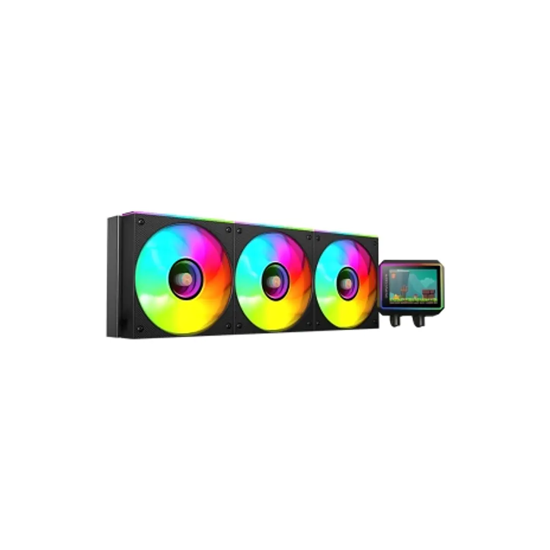 Mars Gaming ML-VISIONII360 Kit de Refrigeracion Liquida - Potencia 600W - Pantalla IPS 2.8