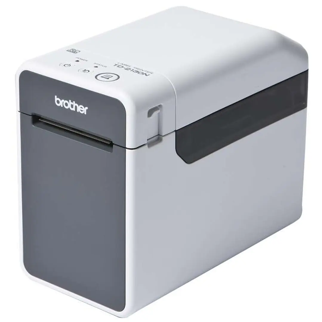 Brother TD-2135N Impresora Termica de Etiquetas USB, LAN - Resolucion 300ppp - Velocidad 152,4mms - Color Blanco/Gris 1