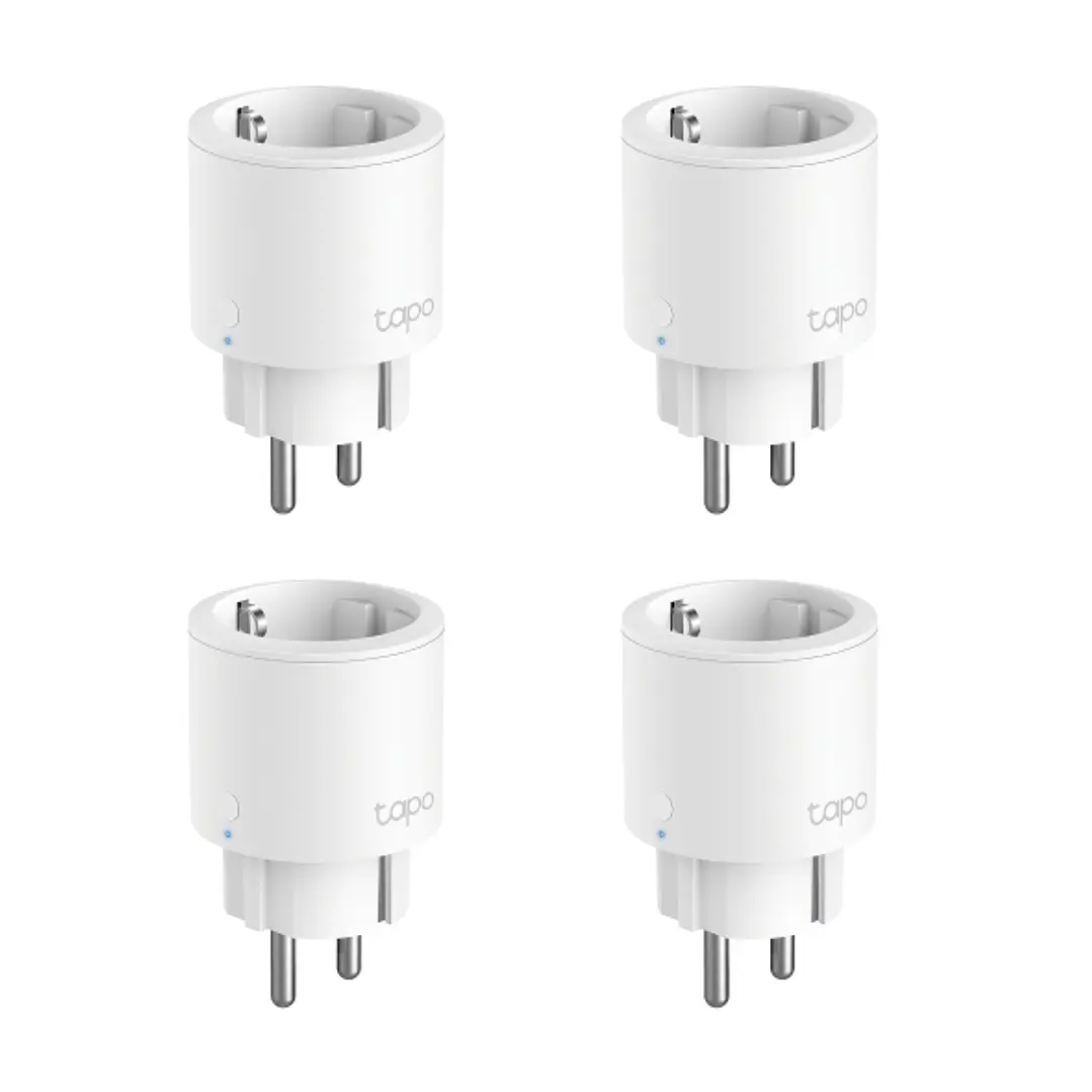 TP-Link Tapo P115 Pack de 4 Enchufes Inteligentes - WiFi - Temporizador - Monitorizacion de Energia y Gasto - Modo Ausente - Control con App y Asisten 1