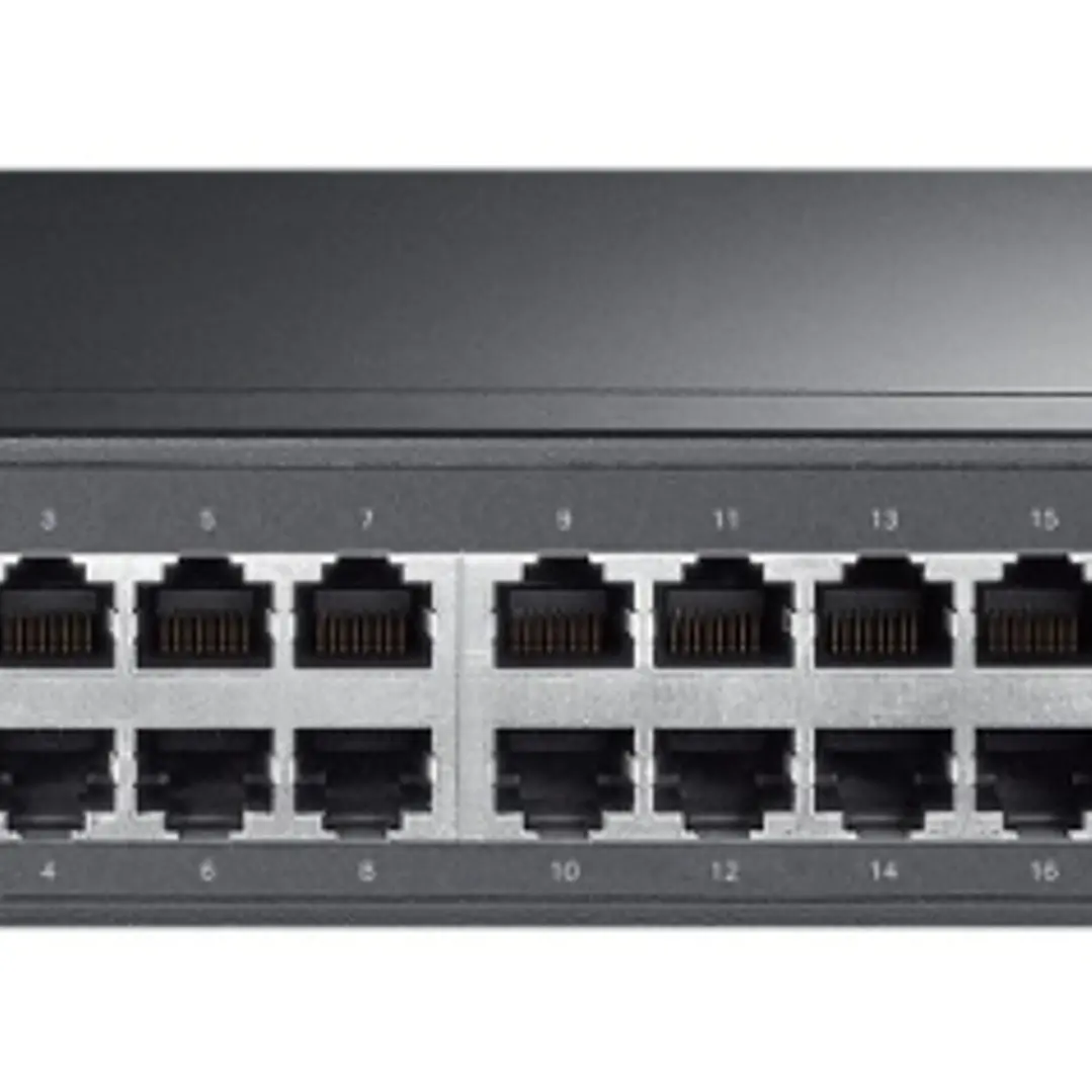 TP-Link LS1024G Switch 24 Puertos RJ45 1Gbps - No Administrado - Plug and Play - Soporta QOS - Silencioso - Conmutacion hasta 48Gbps - Carcasa Metalic 1