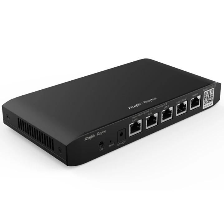 Ruijie RG-EG105G-V3 Router Gestionado - 5 Puertos de 1Gbps - Soporta hasta 2 Enlaces WAN - 600Mbps - Capacidad hasta 100 Usuarios - Gestion en la Nube 1