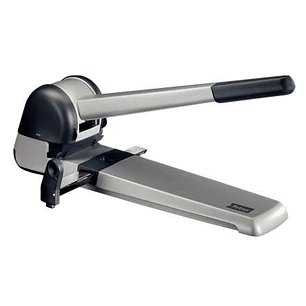 Petrus 582 Super Taladro Perforador para Gruesos - Perfora hasta 250 Hojas - Palanca Larga para Minimo Esfuerzo - Punzones de 6mm - Barra Guia Resiste
