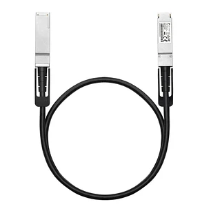 TP-Link Omada SM9220-1M Cable de Conexion Directa de 1m - Velocidad hasta 100Gbps - 30AWG - Plug and Play - Conector QSFP28 - Cobre Plateado - Color N