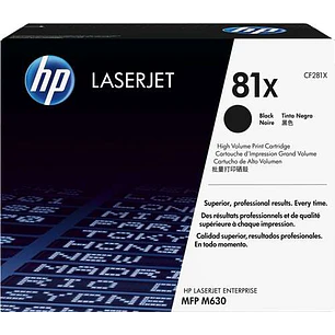 HP CF281X Negro Cartucho de Toner Original - 81X