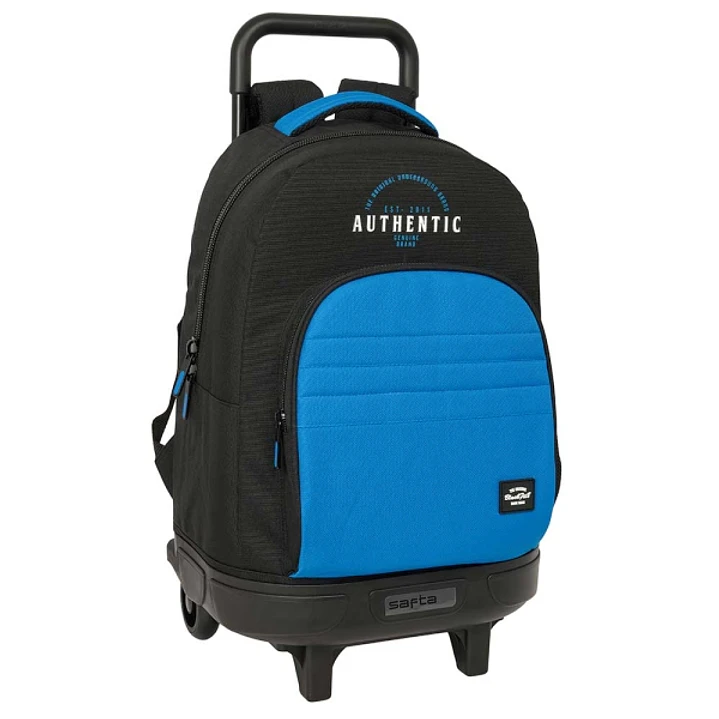 Safta Blackfit8 Underground Mochila con Carro - Extraible - Bolsillo Frontal - Portabotellas - Tirador Doble - Hombreras Acolchadas - Tarjeta ID - Ban 1
