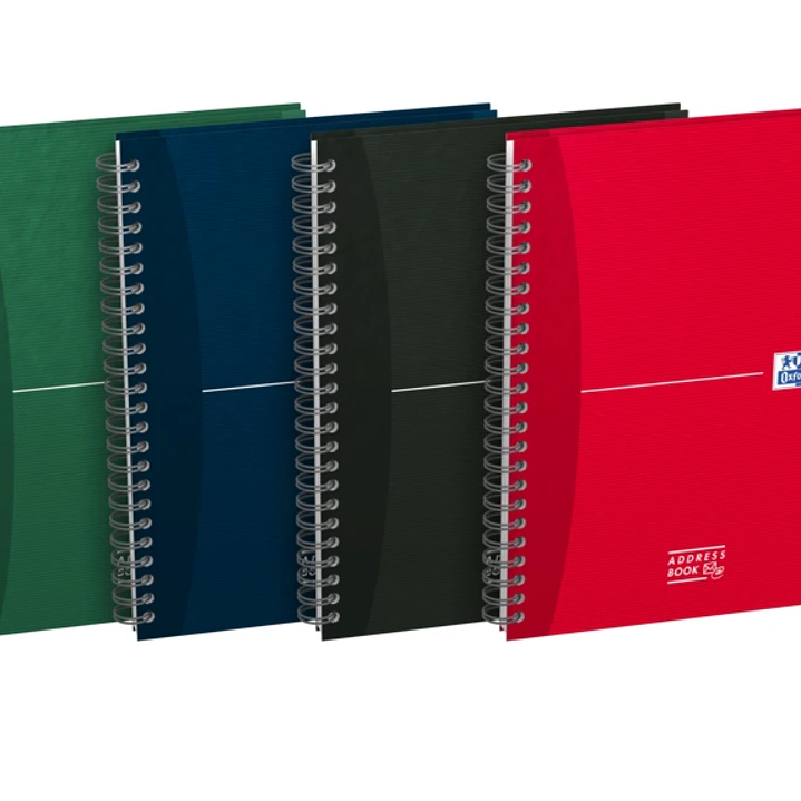 Oxford Office Essentials A5 Cuaderno con Tapa Extradura - Indice Telefonico - 90 Hojas - Colores Surtidos 1
