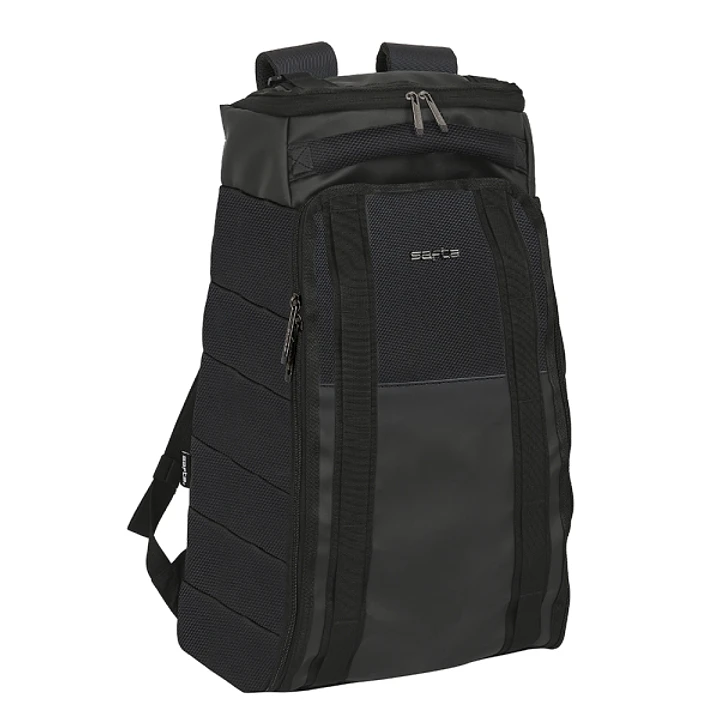 Safta Business Mochila de Viaje - Doble Cremallera - Bolsillos Laterales de Red - Bolsillo Trasero - Hombreras Acolchadas - Espalda Transpirable - Asa 1