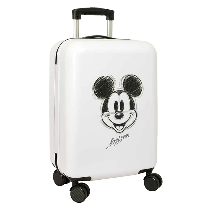 Safta Mickey Mouse Baby Maleta Trolley de Cabina 20 - 40.1L - Interior Organizado - Cierre con Candado - Ruedas Giratorias - Facil de Transportar - 3 1