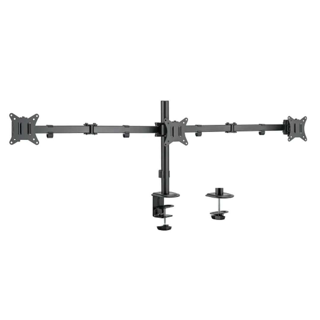 Ewent Soporte de Mesa para Tres Monitores hasta 27