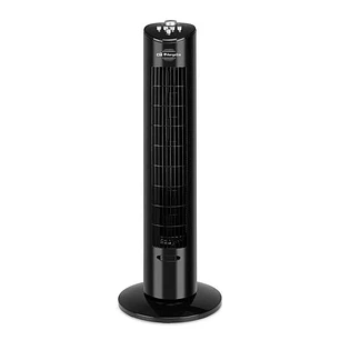 Orbegozo TW 0800 Ventilador de Torre Oscilante - Potente y Silencioso - Temporizador de 2h - Diseño Elegante - Bandeja para Esencias Aromaticas