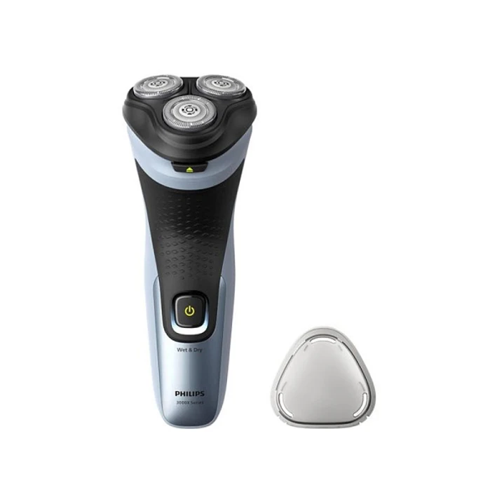 Philips Serie 3000X Afeitadora Inalambrica - Autonomia hasta 45min - Cuchillas Autoafilables - IPX7 - Tapa Protectora - Recargable - Indicador de Bate 1