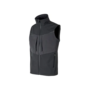 Upower Brio Chaleco de Trabajo Softshell - Talla XS - Repelente al Agua, Interior de Microfleece, Tecnologia de Grafeno, Multiples Bolsillos, Insertos