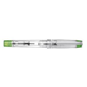 Pilot Prera Pluma Estilografica - Cuerpo Transparente - Incluye Convertidor y Cartucho de Tinta - Color Verde