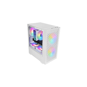 Mars Gaming MC-VORTEX Minitorre Ultracompacta - 3 Ventiladores de 120mm FRGB - Soporte MicroATX/Mini-ITX - Doble Camara - 7 Ranuras de Expansion - Col