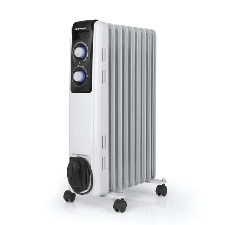 Orbegozo RF Radiador de Aceite Confort Total - Potencia Ajustable - Diseño Moderno y Elegante - Alta Inercia Termica - Facil de Transportar - Seguro y 1