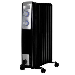 Orbegozo RN-2000 Radiador de Aceite Potente y Silencioso - Potencia Maxima 2000W - 9 Elementos Calorificos - 3 Potencias de Calor - Termostato Regulab