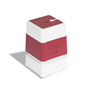 Brother PR3030R6P Pack de 6 Monturas de Sellos Originales - 30x30mm - Color Rojo