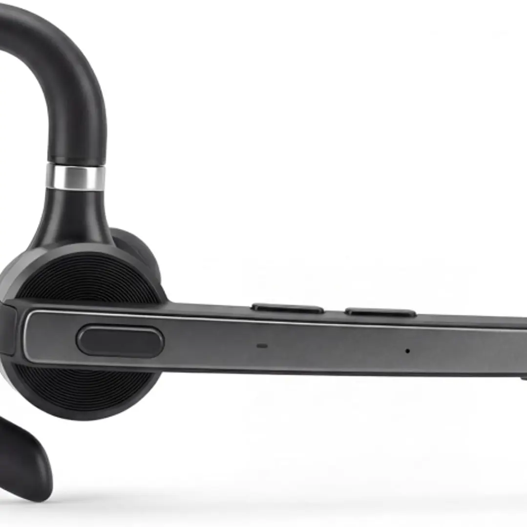 Axtel BT45 Auricular con Microfono Bluetooth - 10 Horas de Autonomia en Conversacion - Cancelacion de Ruido - Estuche de Carga con Pantalla 1