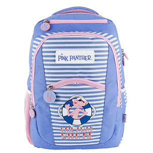 Dohe Mochila Grande Pink Panther - Fabricada en Poliester - Compartimento Acolchado para Portatil - Bolsillos Frontales y Laterales - Tirantes Reforza