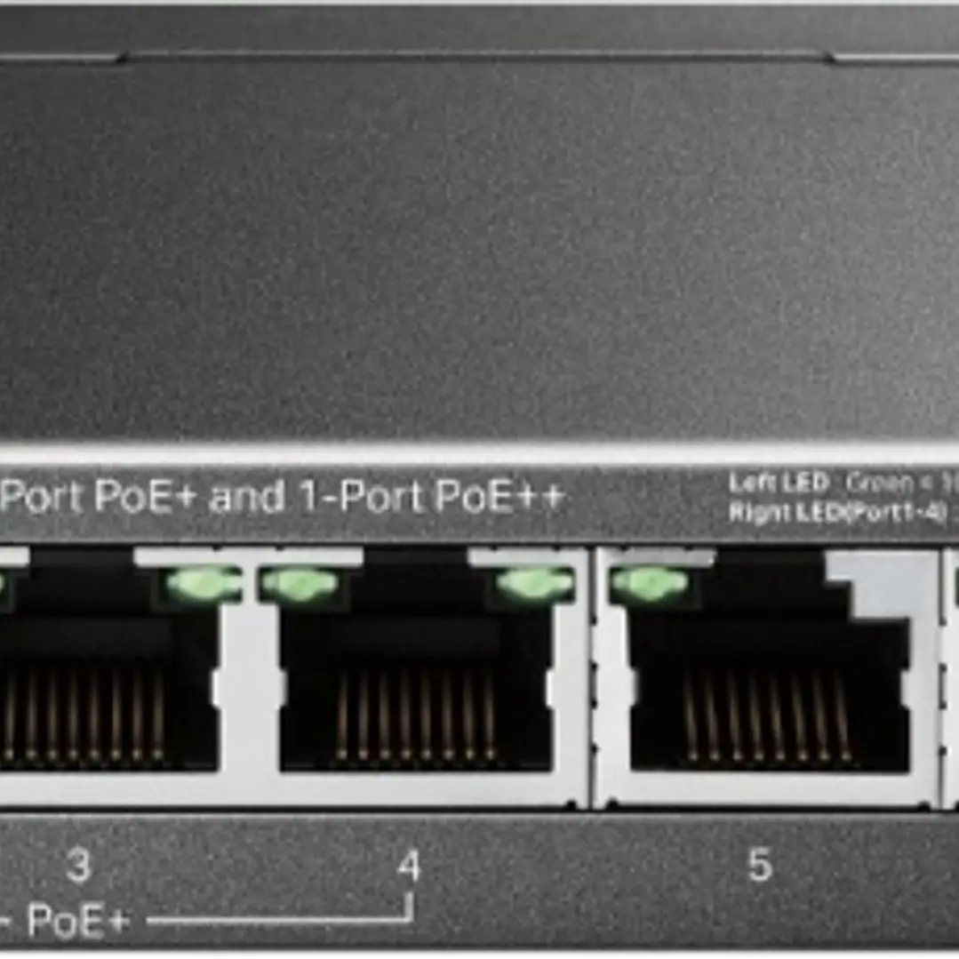 TP-Link TL-SG1006PP Switch 6 Puertos RJ45 1Gbps - No Administrado - 1x PoE++ - 3x PoE+ - Soporta QOS - Recuperacion Automatica - Conmutacion hasta 12G 1