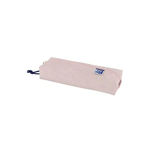 Oxford Kangoo Animal Print Estuche Rectangular Mediano - Medidas 22x7x3,5cm - Goma para Ajustar a Cuaderno - Color Rosa Claro