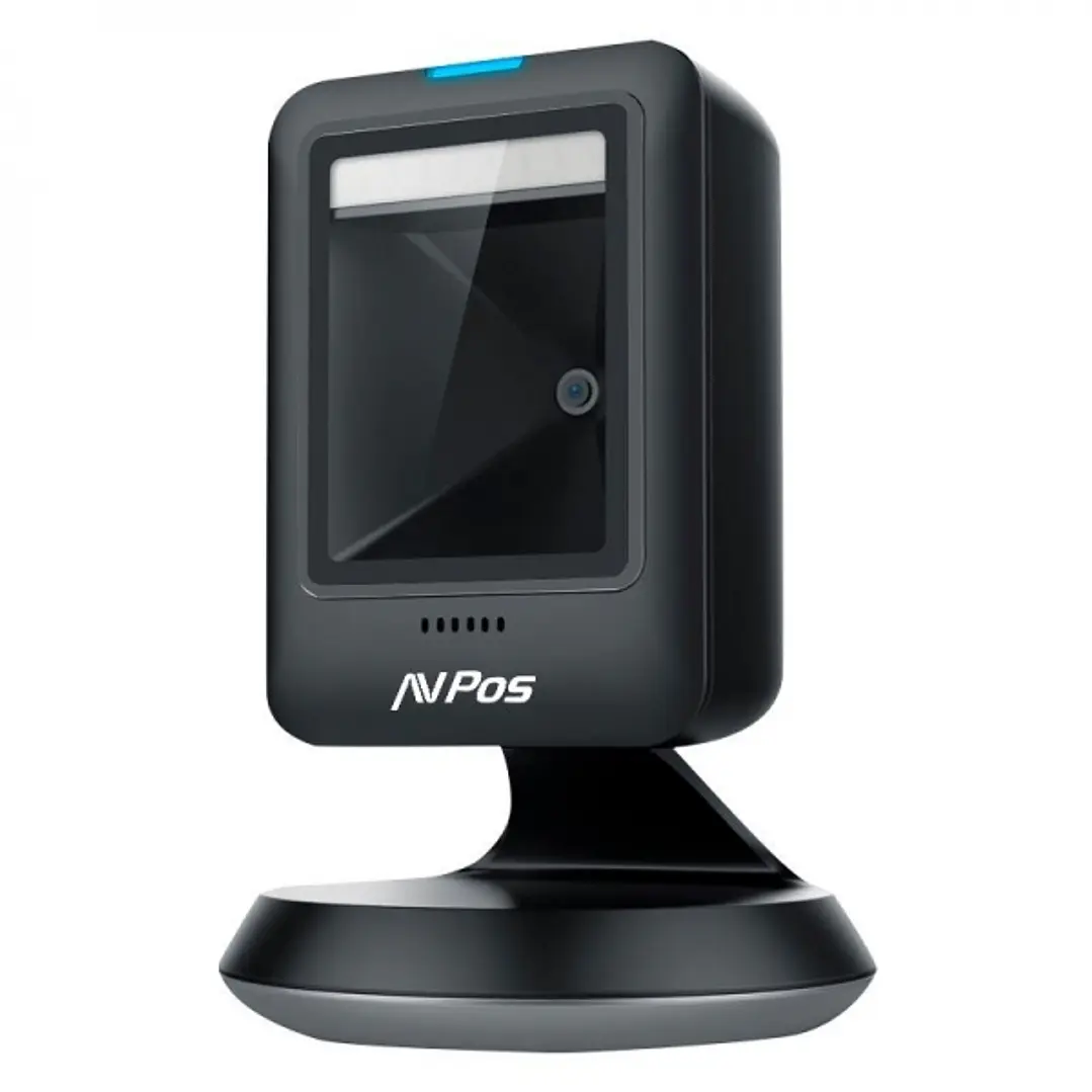 AVPos AVP-630-2D Lector de Codigos de Sobremesa - Escaneo Automatico- Lectura de Codigos 1D, 2D y QR - USB - Color Negro 1