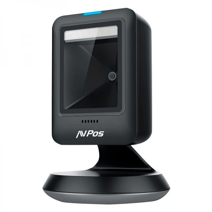 AVPos AVP-630-2D Lector de Codigos de Sobremesa - Escaneo Automatico- Lectura de Codigos 1D, 2D y QR - USB - Color Negro 1
