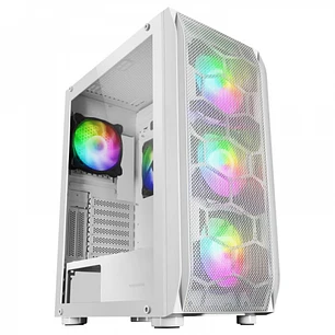Mars Gaming MC-KX Caja PC - Maxima Refrigeracion - 5 Ventiladores - Sistema CPU FREEZER - Compatible con Refrigeracion Liquida - ARGB con Mando RF - C