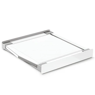 Cecotec Set de Superposicion para Lavadora Universal - Bandeja Extraible - Cinchas de Sujeccion - Almohadillas Antivibracion - 61.5x58.5x8.3cm - Color