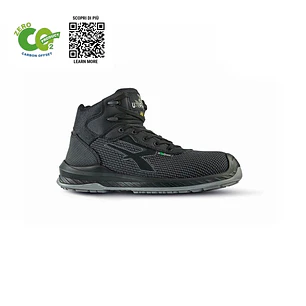 Upower Land UK S ESD Calzado de Trabajo Carbon Neutral - Talla 38 - Seguridad S3S CI FO SR, Puntera AirToe Composite, Antiperforacion, Suela Antidesli