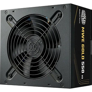 Cooler Master Fuente de Alimentacion 80 Plus Gold 550W ATX 3.1 - PFC Activo - Ventilador 120mm