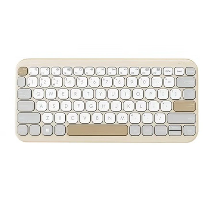 Asus Marshmallow KW100 Teclado  - Bluetooth - Compacto - Español - Color Beige 1