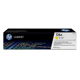 HP CE312A Amarillo Cartucho de Toner Original - 126A