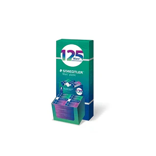 Staedtler Mars Plastic 125 Aniversario Goma de Borrar - Borrado de Alta Calidad - Minimos Residuos - Color Blanco