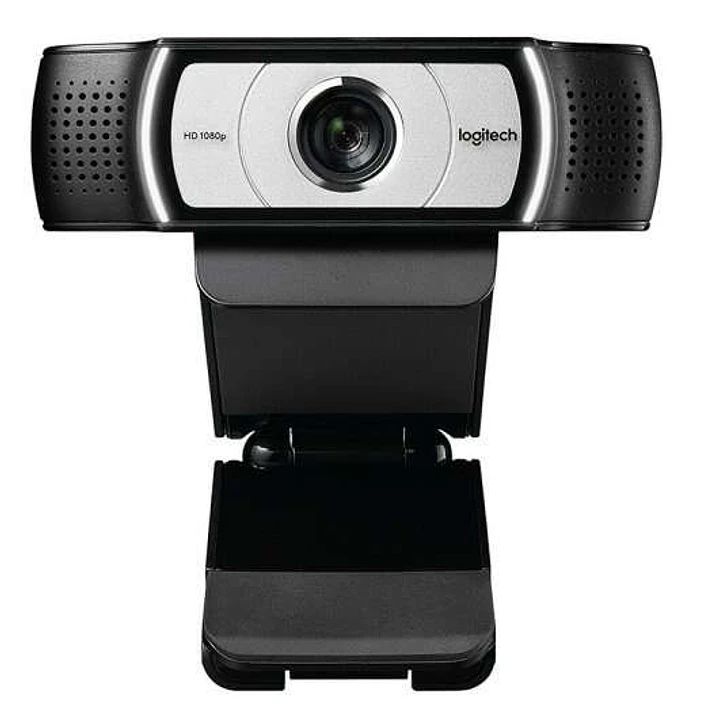 Logitech C930e Webcam HD 1080p - USB 2.0 - Microfonos Integrados - Enfoque Automatico - Angulo de Vision 90º - Color Negro/Plata 1