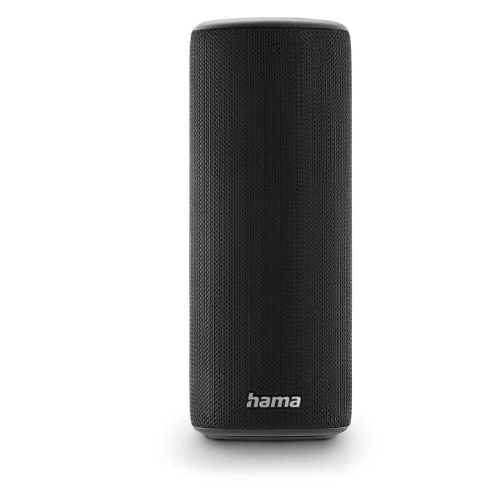 Hama Altavoz Portatil - Potencia 24W - Bluetooth - Jack 3.5mm - USB-C - Bateria 2000mAh - Admite MicroSD - Rango 10m - IPX5 - 20x7x7cm - Color Negro 1