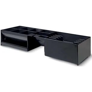 Safescan 4617T Gaveta para Cambios de Turno - Diseño Ajustable - Almacenamiento Seguro - Conteo Rapido - Compatible con Cajon Portamonedas SD-4617S