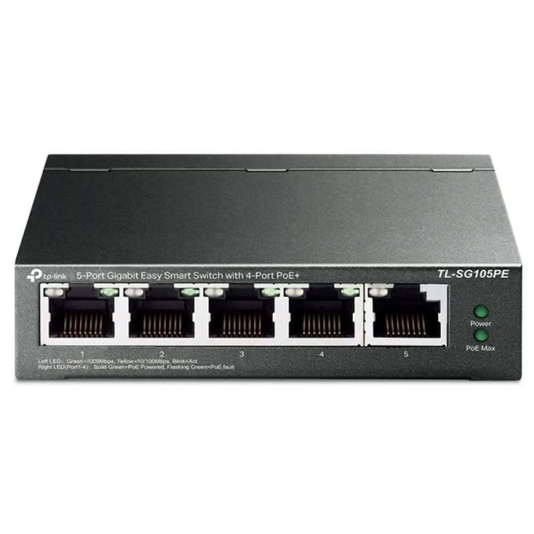 TP-Link TL-SG105PE Switch 5 Puertos 10/100/1000Mbps - POE 1