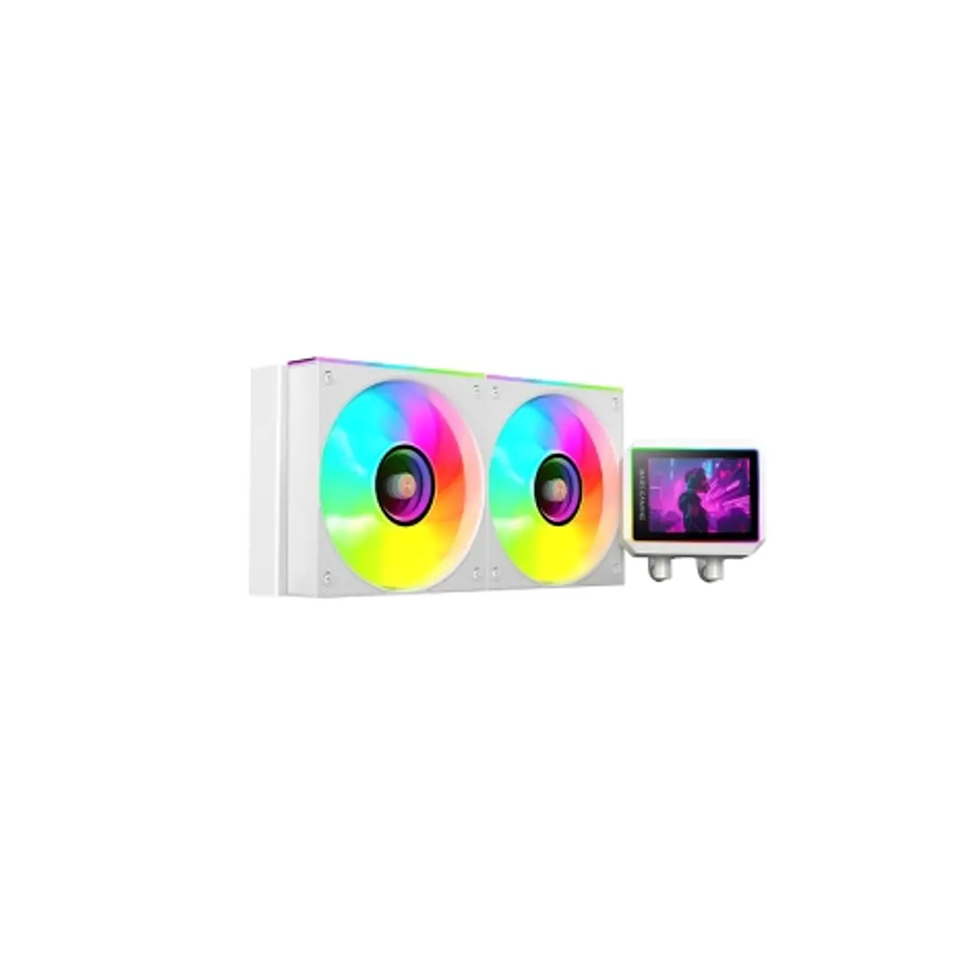 Mars Gaming ML-VISIONII240 Kit de Refrigeracion Liquida - Potencia 500W - Pantalla IPS 2.8
