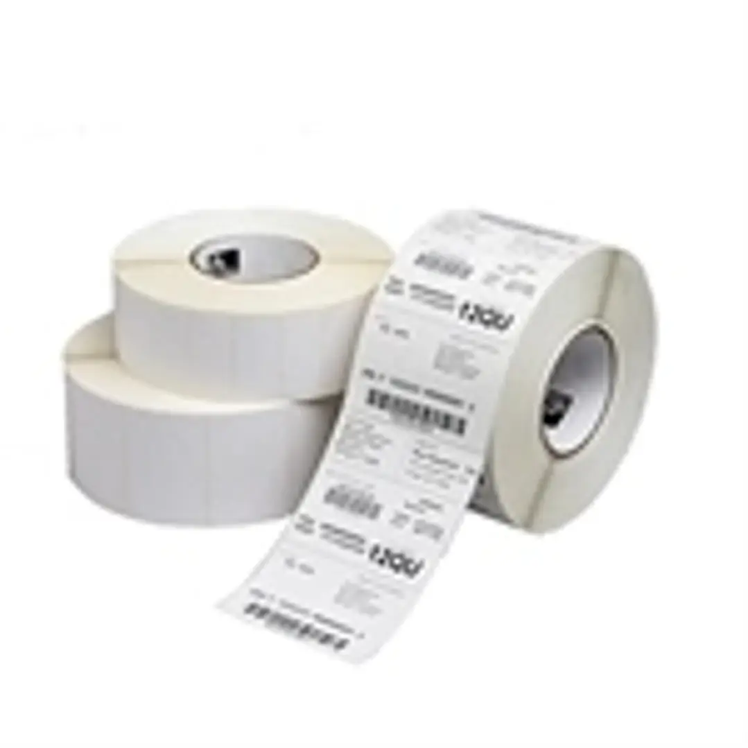 Zebra Z-Perform 2000T Pack de 8 Rollos de Etiquetas Termicas Originales 51x25mm - Adhesivo Permanente - 2.580 Unidades x Rollo - 3007201-T 1